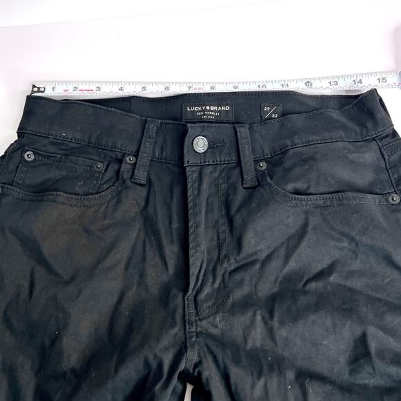Lucky Brand Men’s 121 Slim Straight Stretch Pants, Black, Size 29 x 32 - Picture 14 of 16